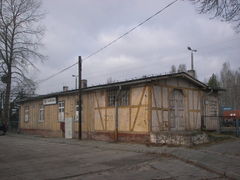 Dworzec w Gutkowie, ob. przy ul. Sokolej w Olsztynie.Fot. Adam Płoski.
